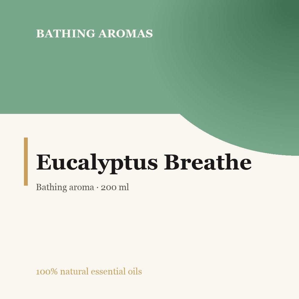 Aroma de baño Eucalyptus Breathe
