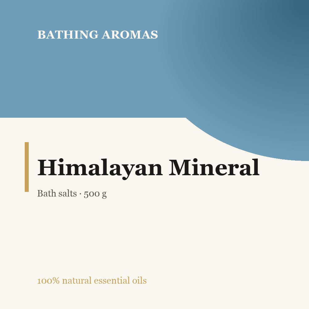 Himalayan Mineral Bath Salts