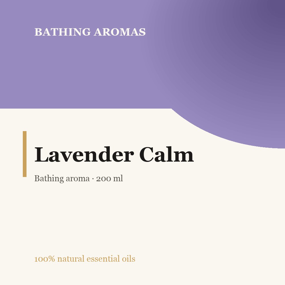 Aroma de baño Lavanda Calm